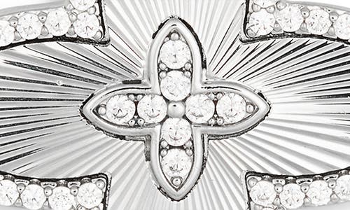 Eye Candy Los Angeles Oriana Cubic Zirconia Petal Brooch