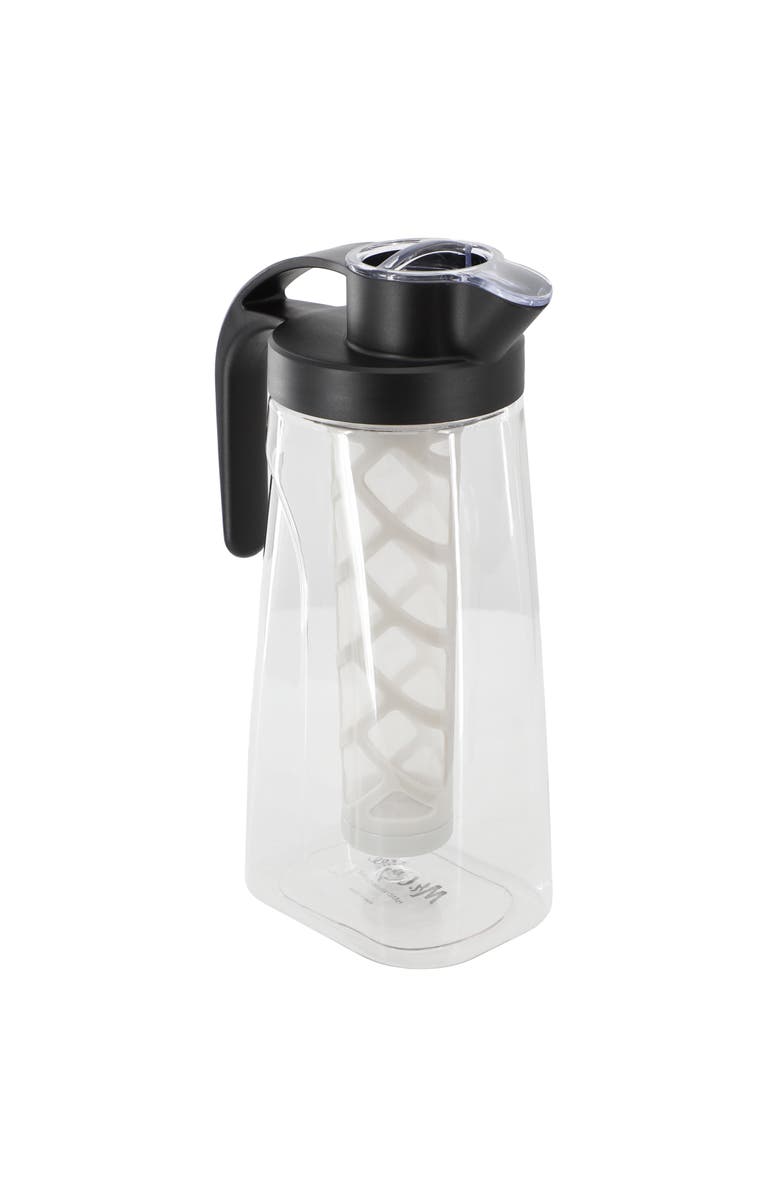 Mr. Coffee Wrenley 67 Ounce Plastic Cold Brew Coffee Pitcher with Nylon Mesh Filter, Main, color, Clear