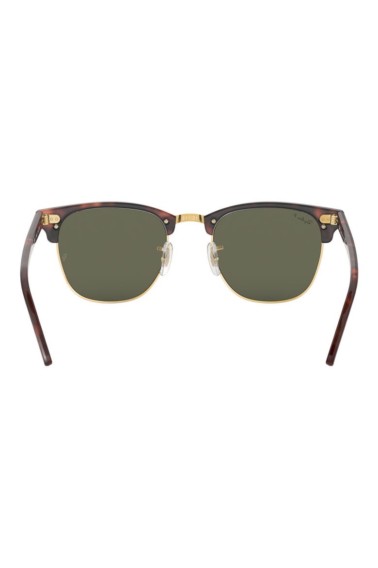 Clubmaster 55mm Polarized Sunglasses, Alternate, color, RED HAVANA