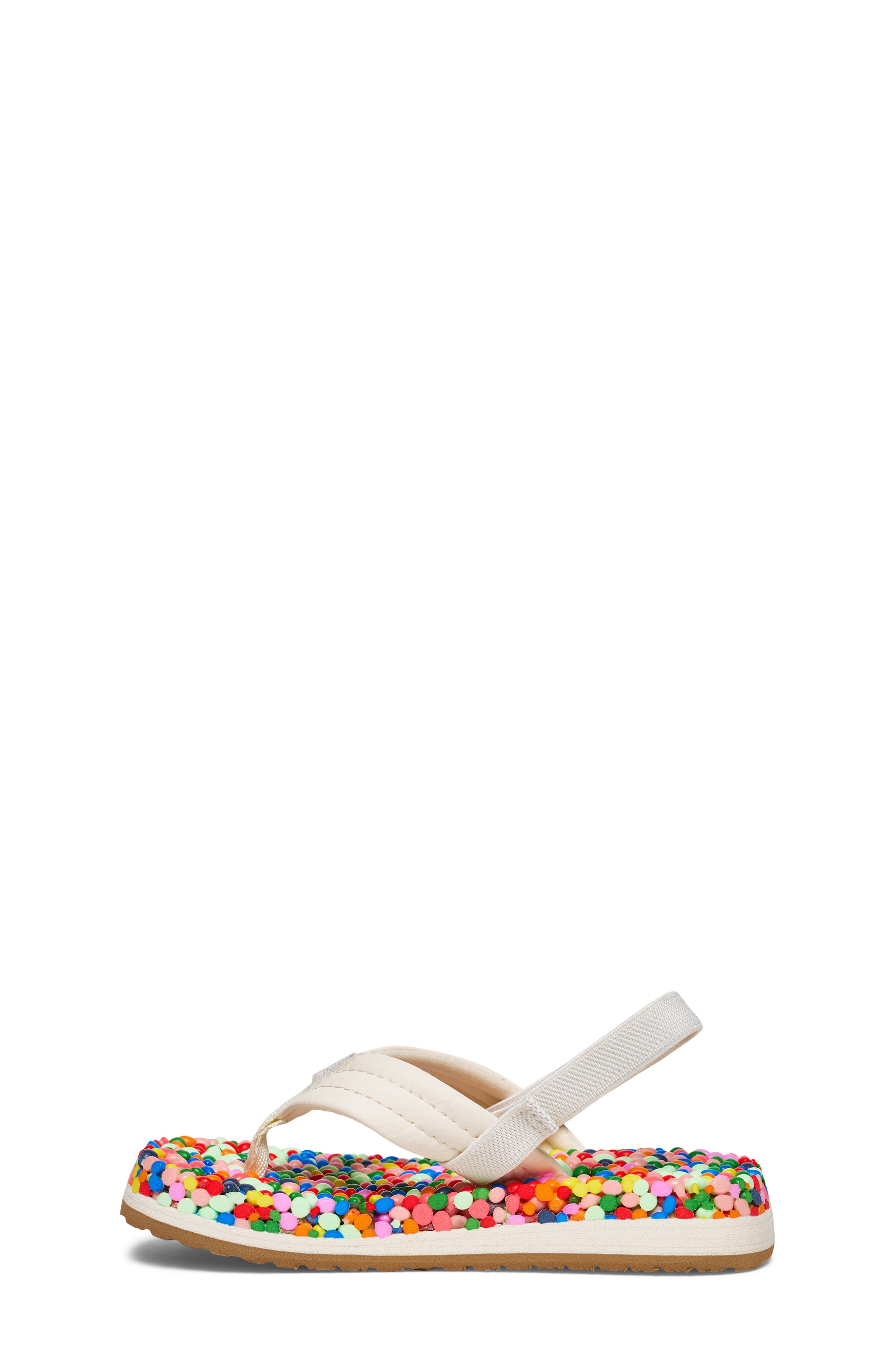 Sanuk Bubblecush Sandal, Alternate, color, Rainbow Multi