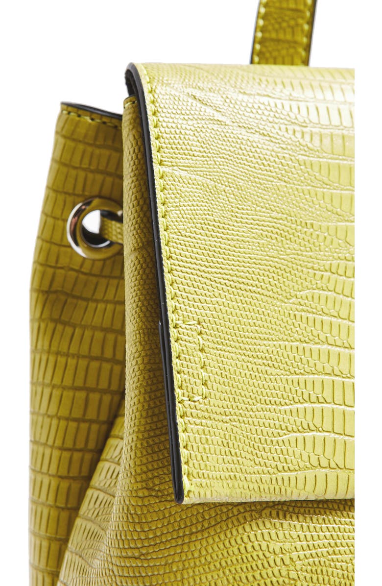 Topshop Ellis Flap Backpack, Alternate, color,