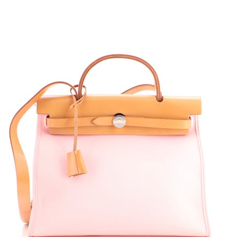 Herbag Zip Leather and Toile 31