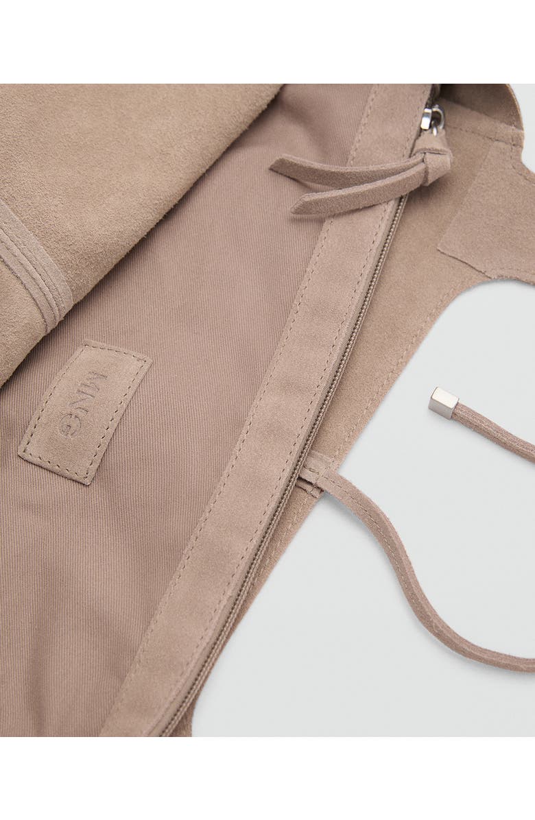 MANGO Suede Shopper, Alternate, color,