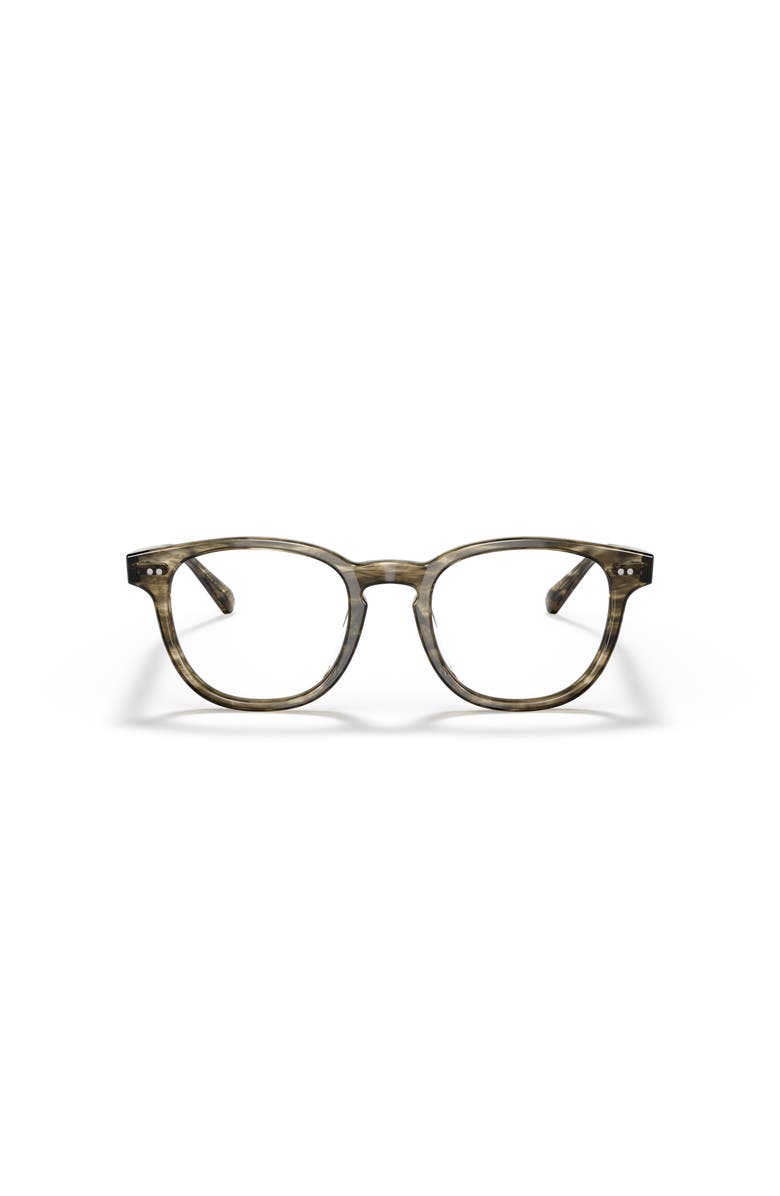 Oliver Peoples 48mm Rectangle optical glasses, Alternate, color, Green