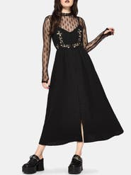 Disturbia Abundance Cotton Floral Dress