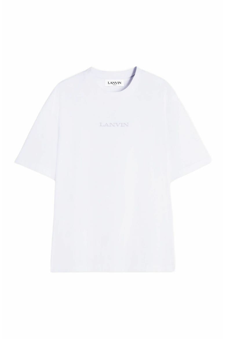 Embroidered T-Shirt, Alternate, color, OPTIC WHITE