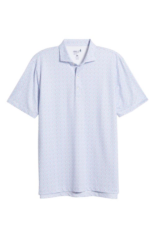 Johnnie-o Springwood Scatter Print Prep-formance Golf Polo In Cabo