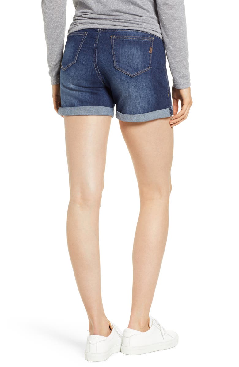 1822 Denim Maternity Shorts, Alternate, color, 