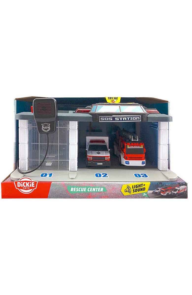 Dickie Toys HK Ltd Rescue Station Play Vehicles, Alternate, color, Multicolored