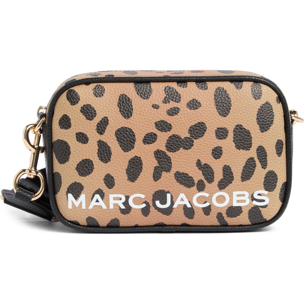 Marc Jacobs Cheetah Bold Flash Leather Camera Bag In Orange