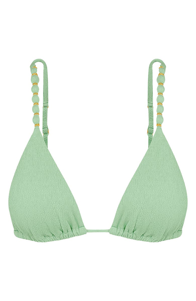 ViX Paula Hermanny Firenze Beaded Triangle Bikini Top, Alternate, color, 
