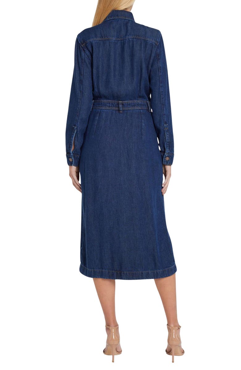 Seven Luxe Long Sleeve Denim Shirtdress, Alternate, color,