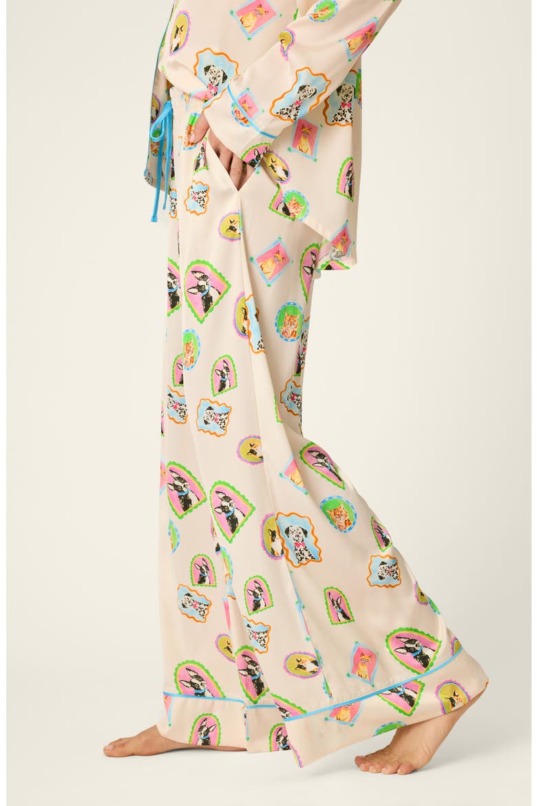 Picture Purfect Wide Leg Pajama Pants, Alternate, color, BEIGE MULTI
