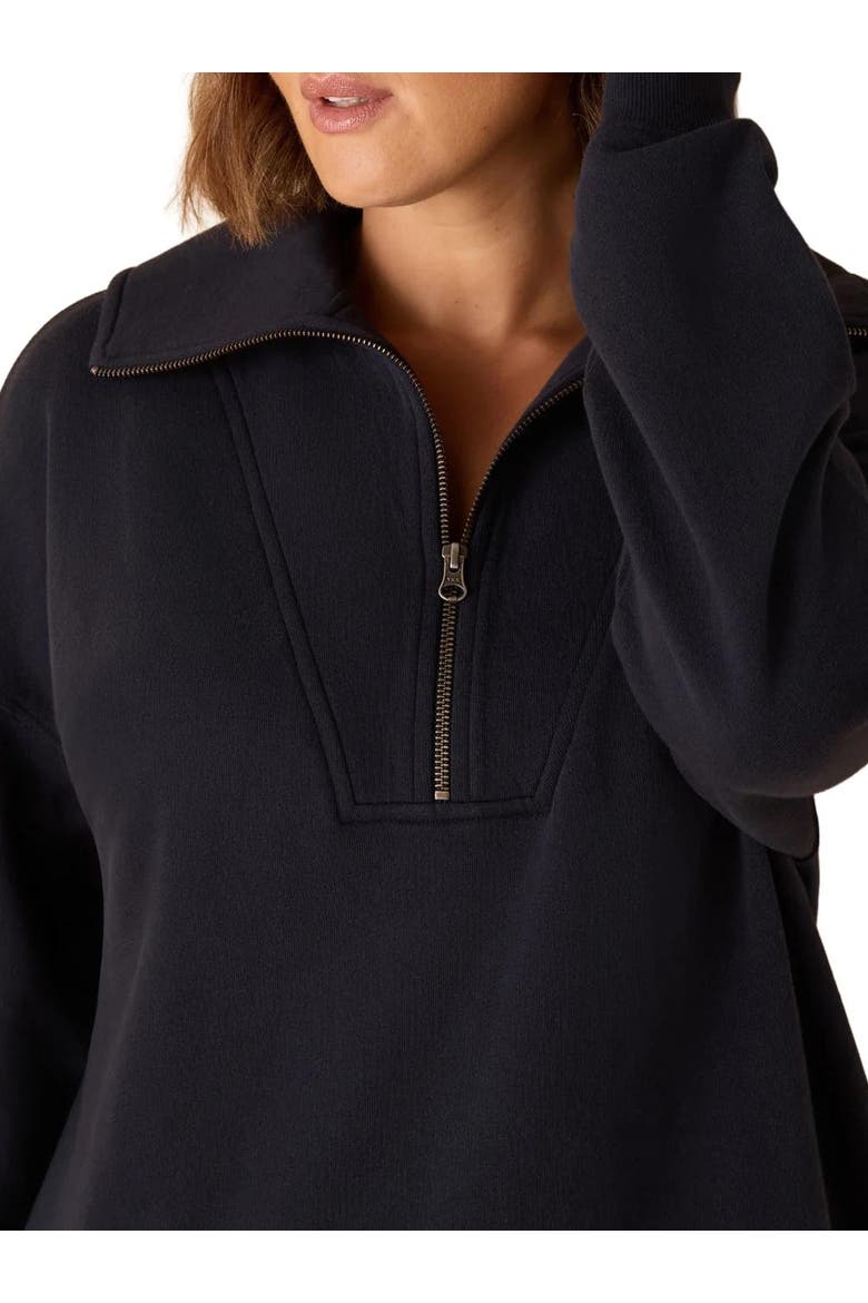 Half Zip Sweatshirt, Alternate, color, Navy