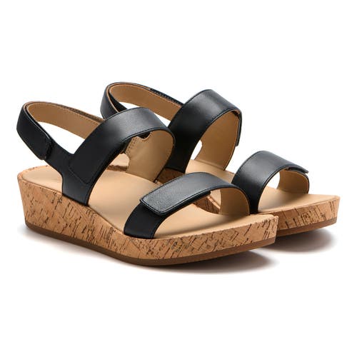 Abeo Soleil Strap Sandal In Black