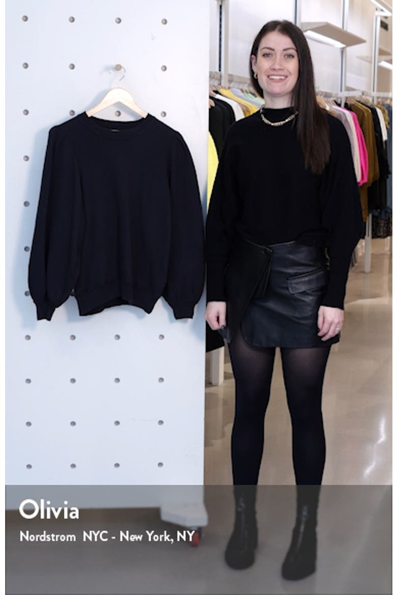The Pleat Sleeve Sweatshirt video