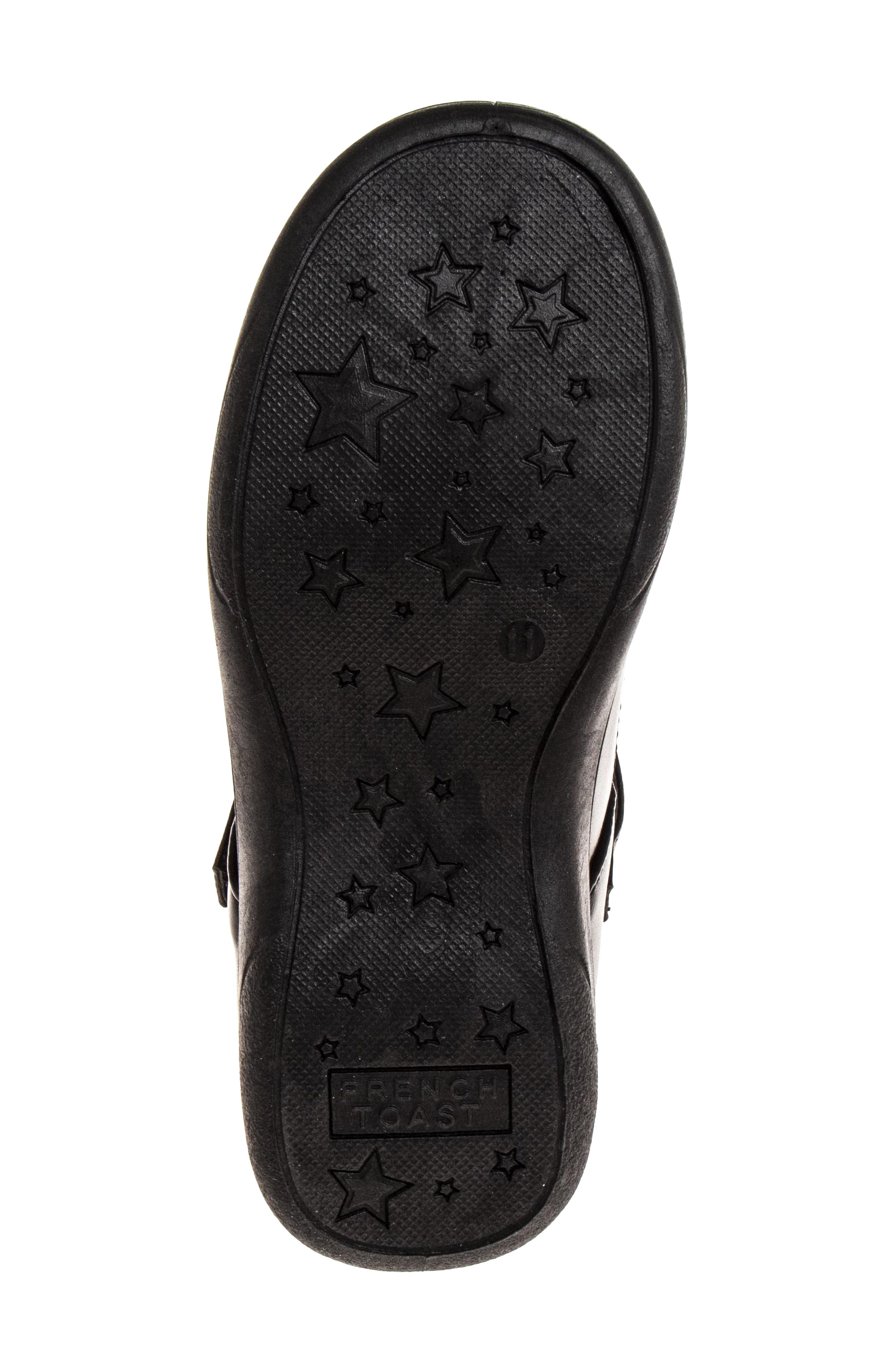 Kids' French Toast T-Strap Mary Jane School Shoes, Alternate, color, BLACK