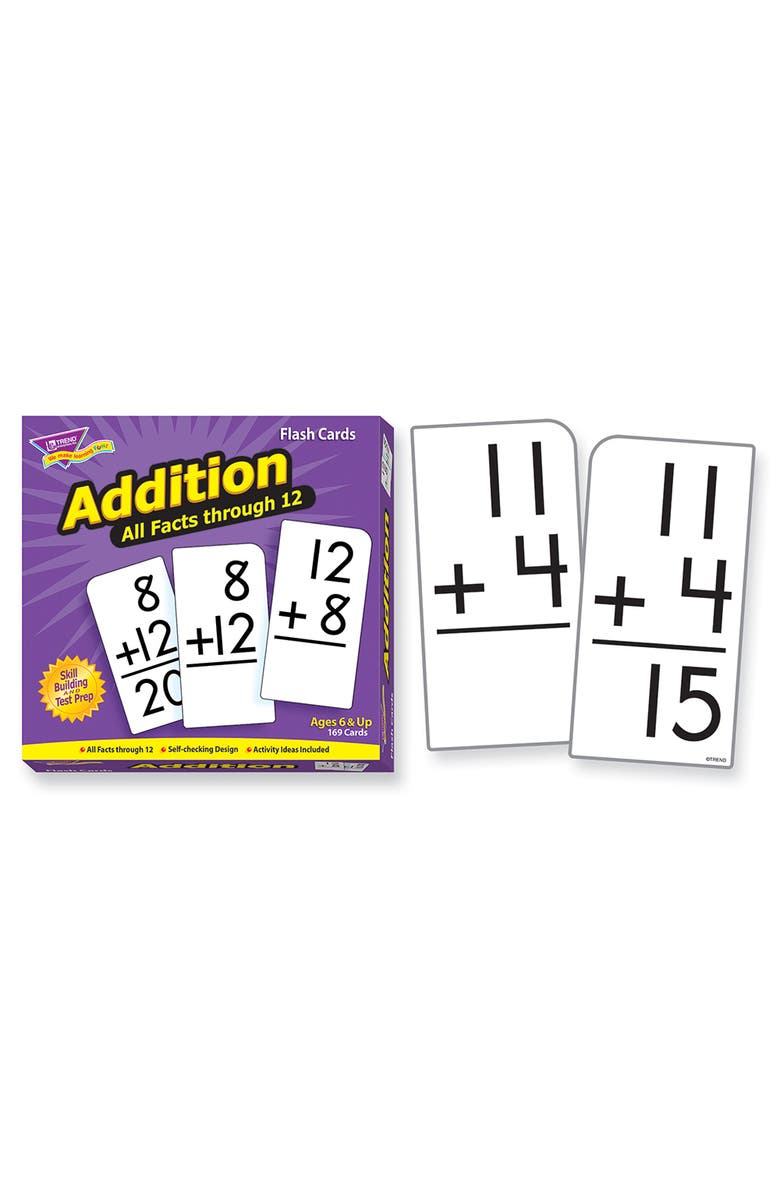 TREND enterprises, Inc. Addition All Facts Skill Drill Flash Cards 169 Practice Card Set, Alternate, color, 