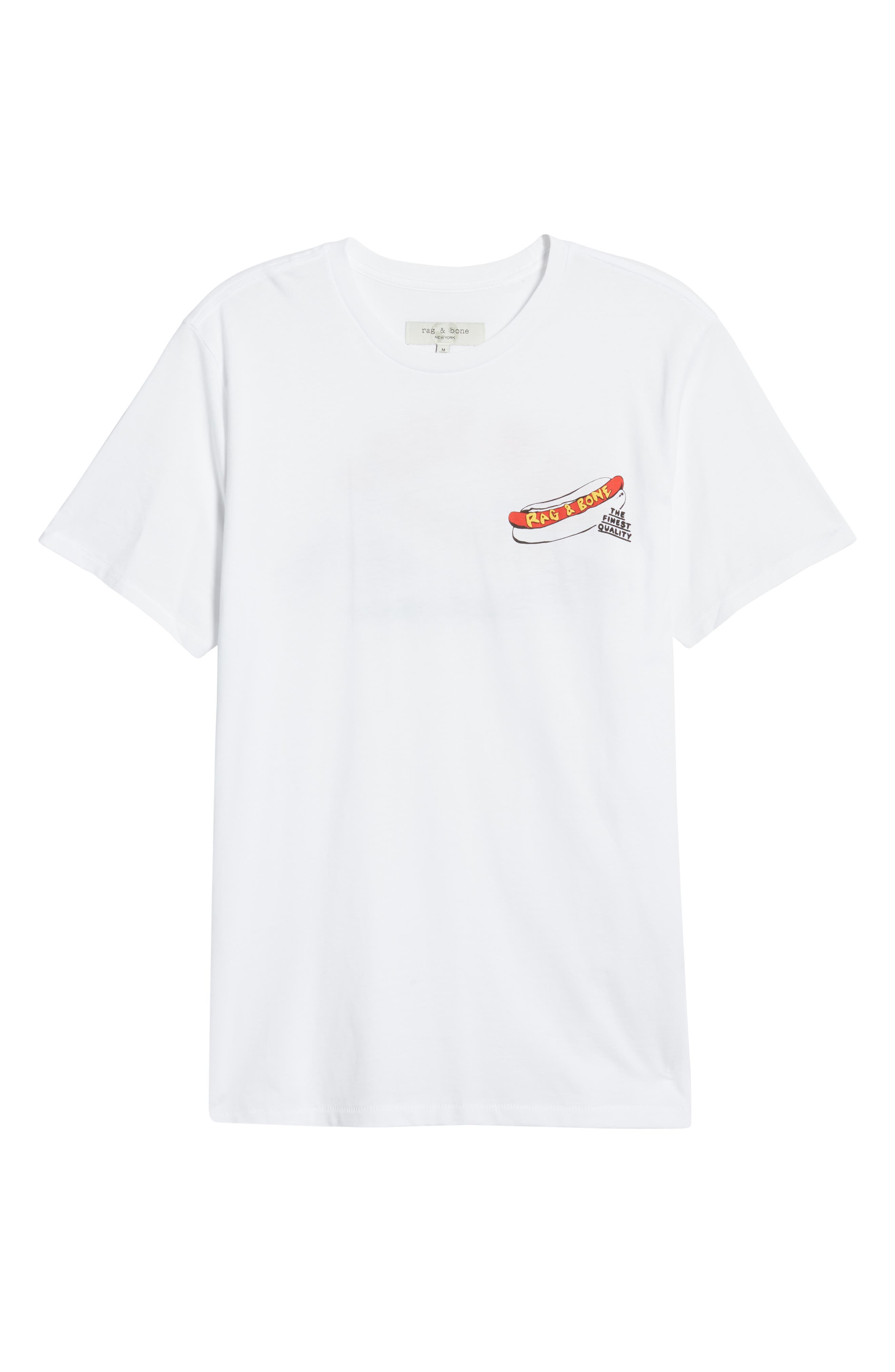 rag & bone New York Hot Dog Cotton Graphic Tee (Men) | Nordstromrack