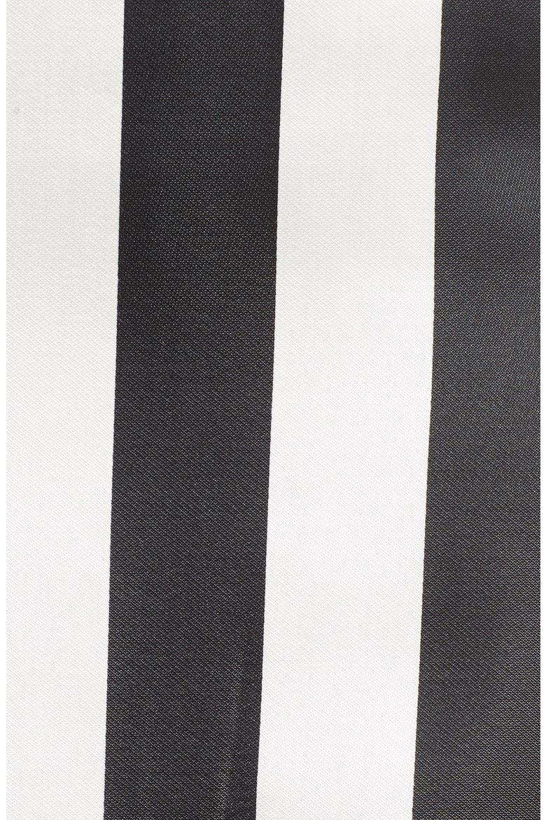 Stripe Pencil Skirt, Alternate, color, WHITE/ BLACK