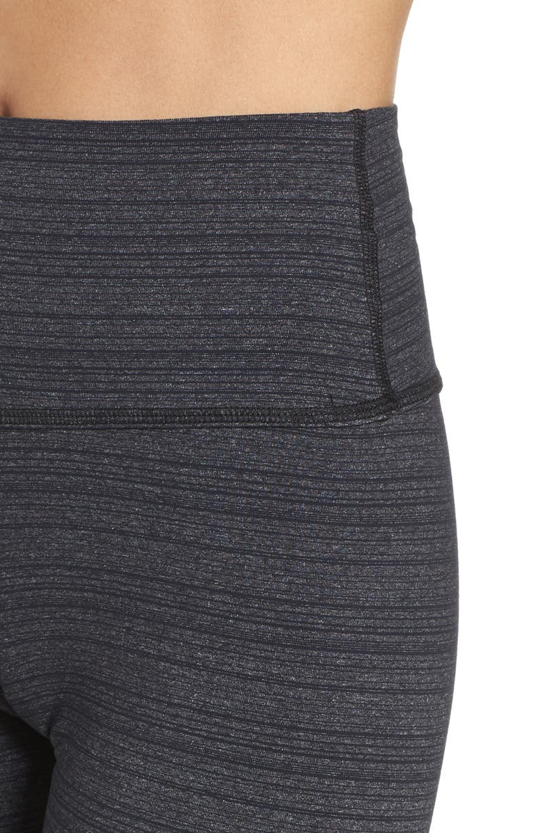 Beyond Yoga Stripe High Waist Leggings, Alternate, color, 