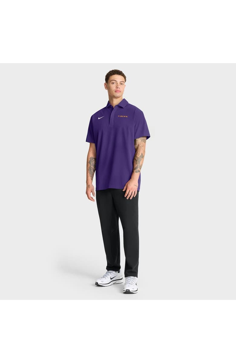 Nike Men's Nike Purple LSU Tigers 2025 Coaches Sideline Polo, Alternate, color, Purple
