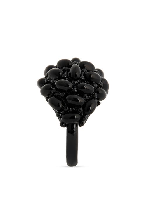Cz By Kenneth Jay Lane Cabs Ring In Black