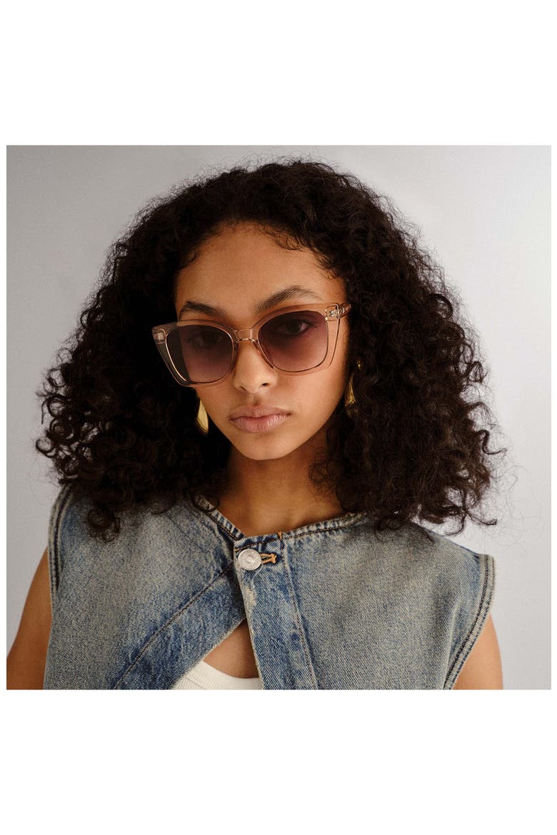 Incantation 52mm Square Sunglasses, Alternate, color, SAND/ KHAKI GRAD