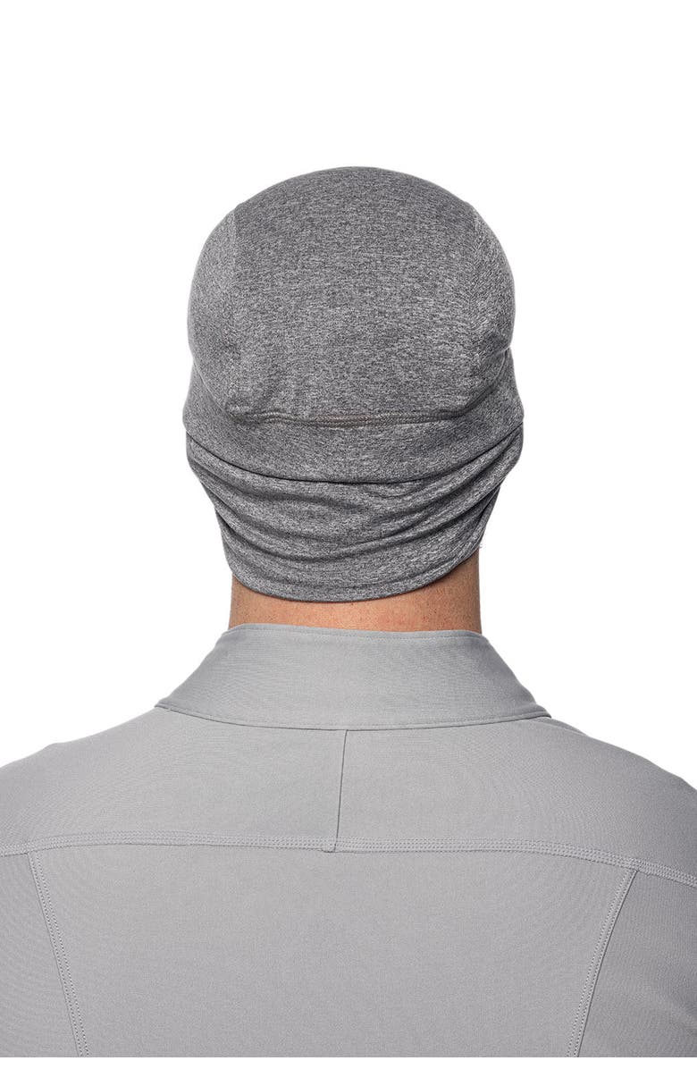 Coolibar Fitness Cap with Ear Coverage - UPF 50+ Sun Protection - Emmet, Alternate, color, Charcoal Heather