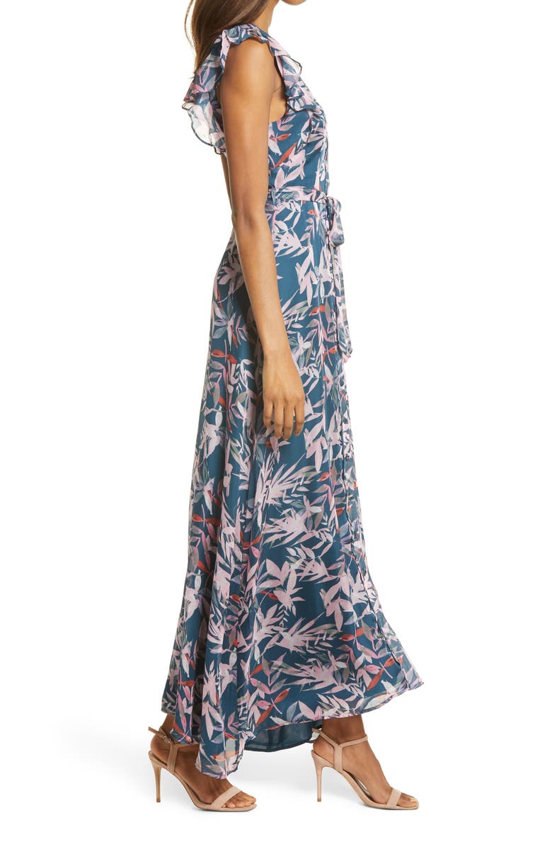 Chelsea28 Ruffle Tie Waist Dress, Alternate, color,