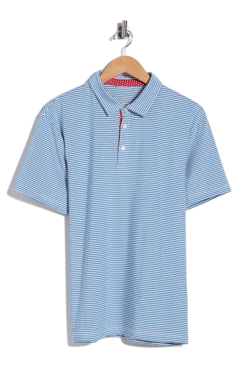 Chaska Performance Polo, Alternate, color, BLUE