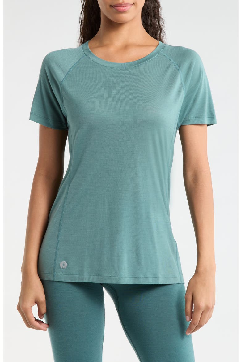 Active Ultralite Crewneck T-Shirt, Main, color, DUSTY TEAL