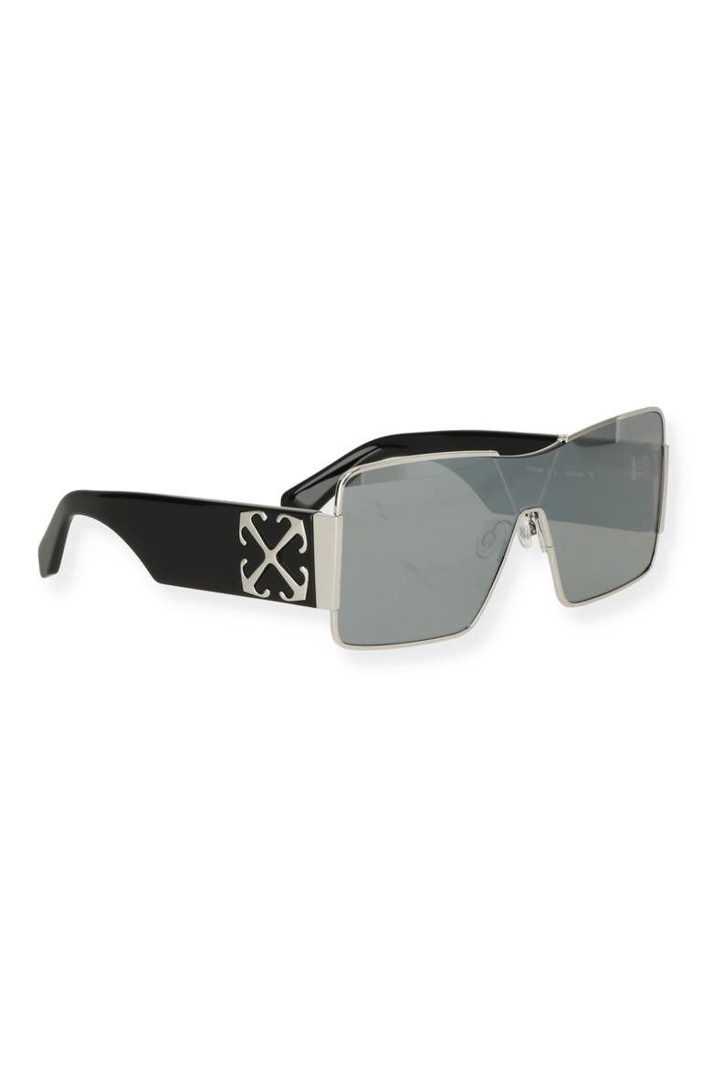 Square Sunglasses, Alternate, color, SILVER SILVER MIRROR