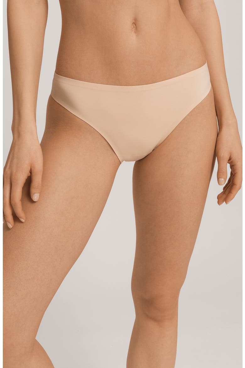 Invisible Touch High Cut Bikini, Main, color, BEIGE