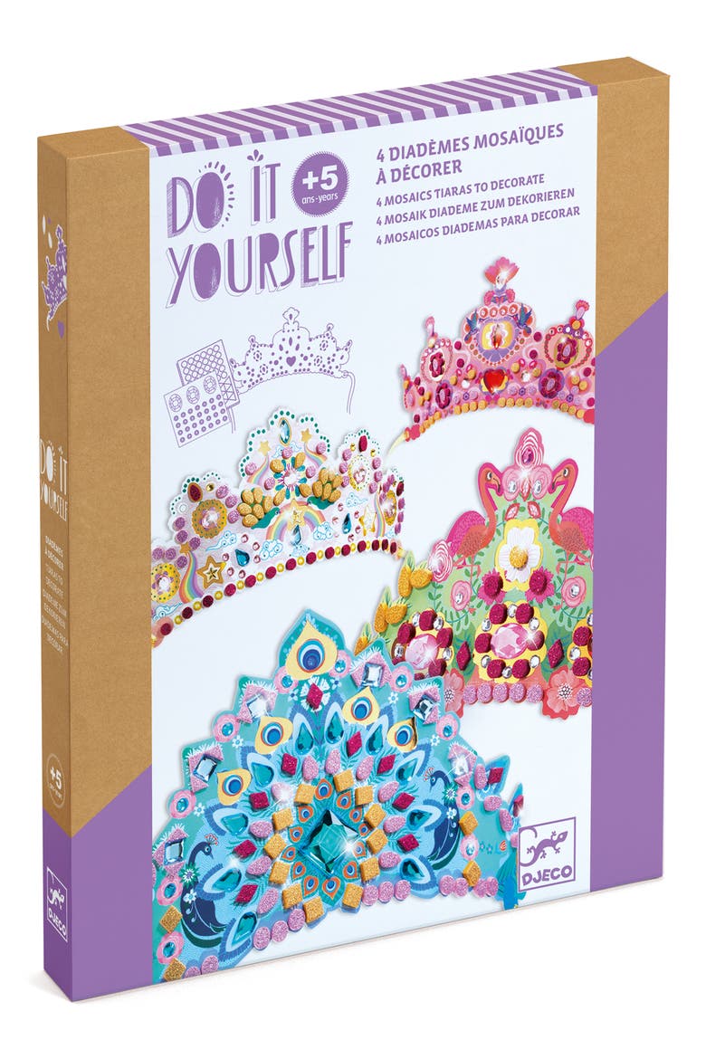 Do It Yourself Like A Princess Crown Craft Kit, Alternate, color, MULTI
