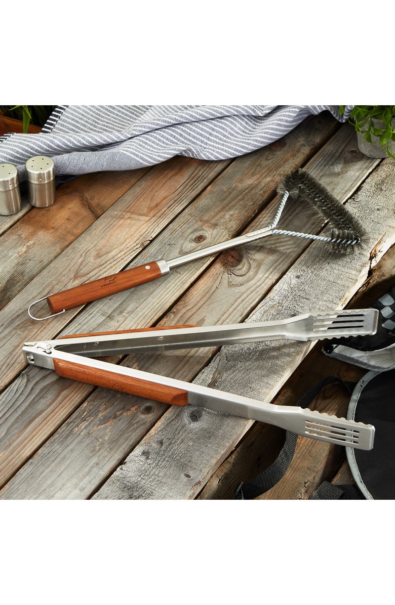 BergHOFF BBQ Tongs, Alternate, color, Brown