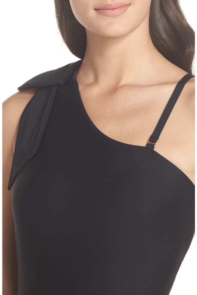Showstopper One-Piece Swimsuit, Alternate, color, BLACK