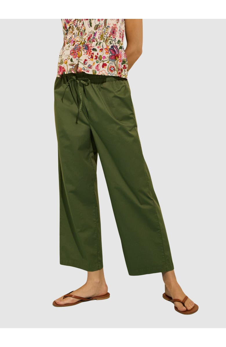 Baukjen Breanna Cropped Wide Leg Trousers, Main, color, Light Khaki