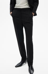 MANGO Straight Leg Suit Pants