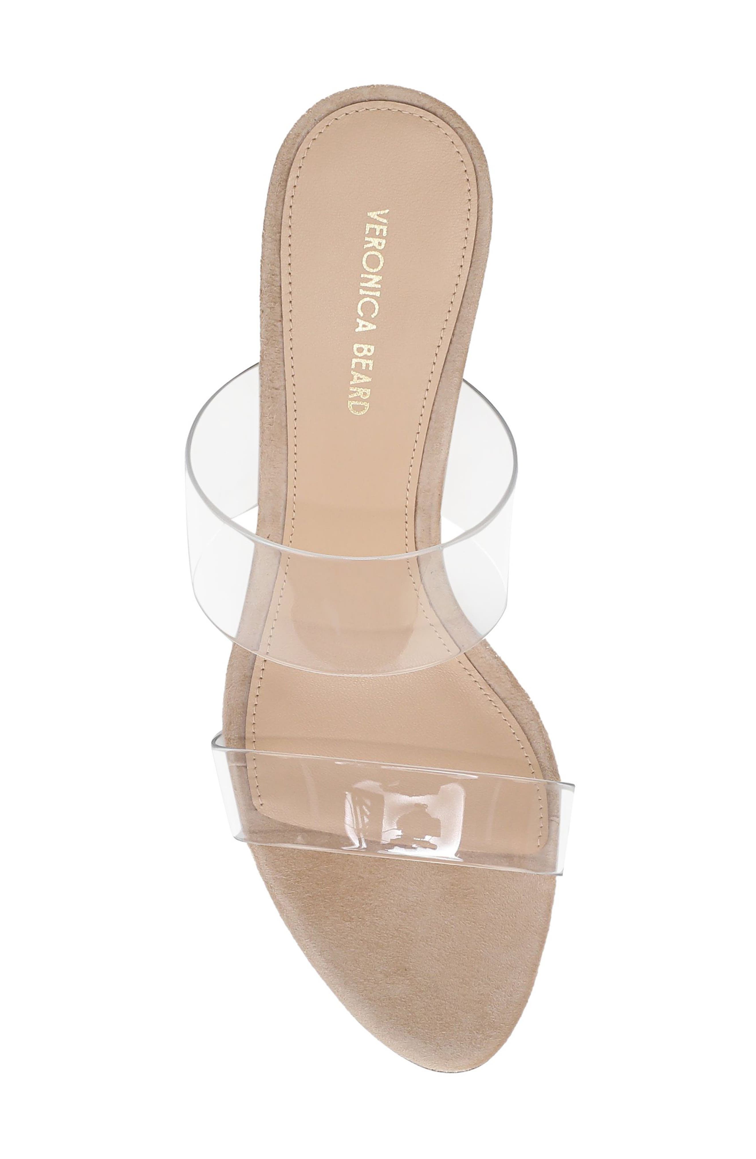 Asha 75 Sandal, Alternate, color, CLEAR/ SAND