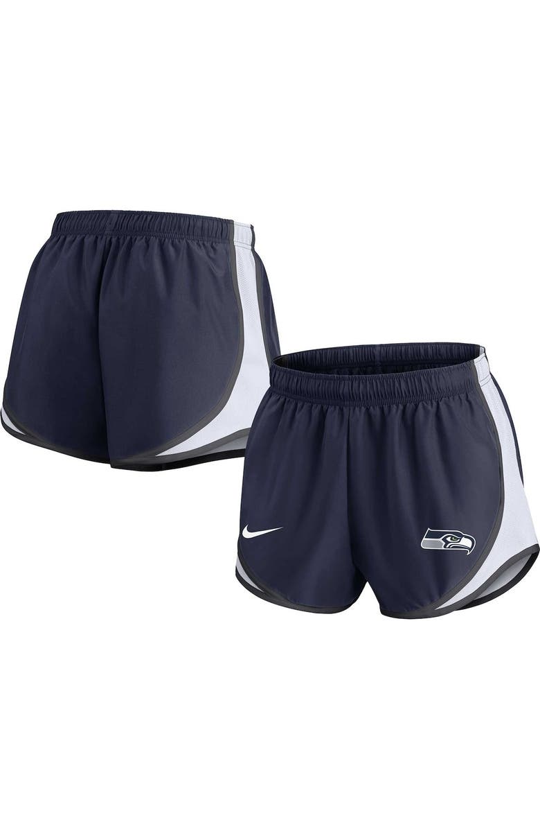 Nike Women's Nike Navy Seattle Seahawks Performance Tempo Shorts, Main, color, Navy