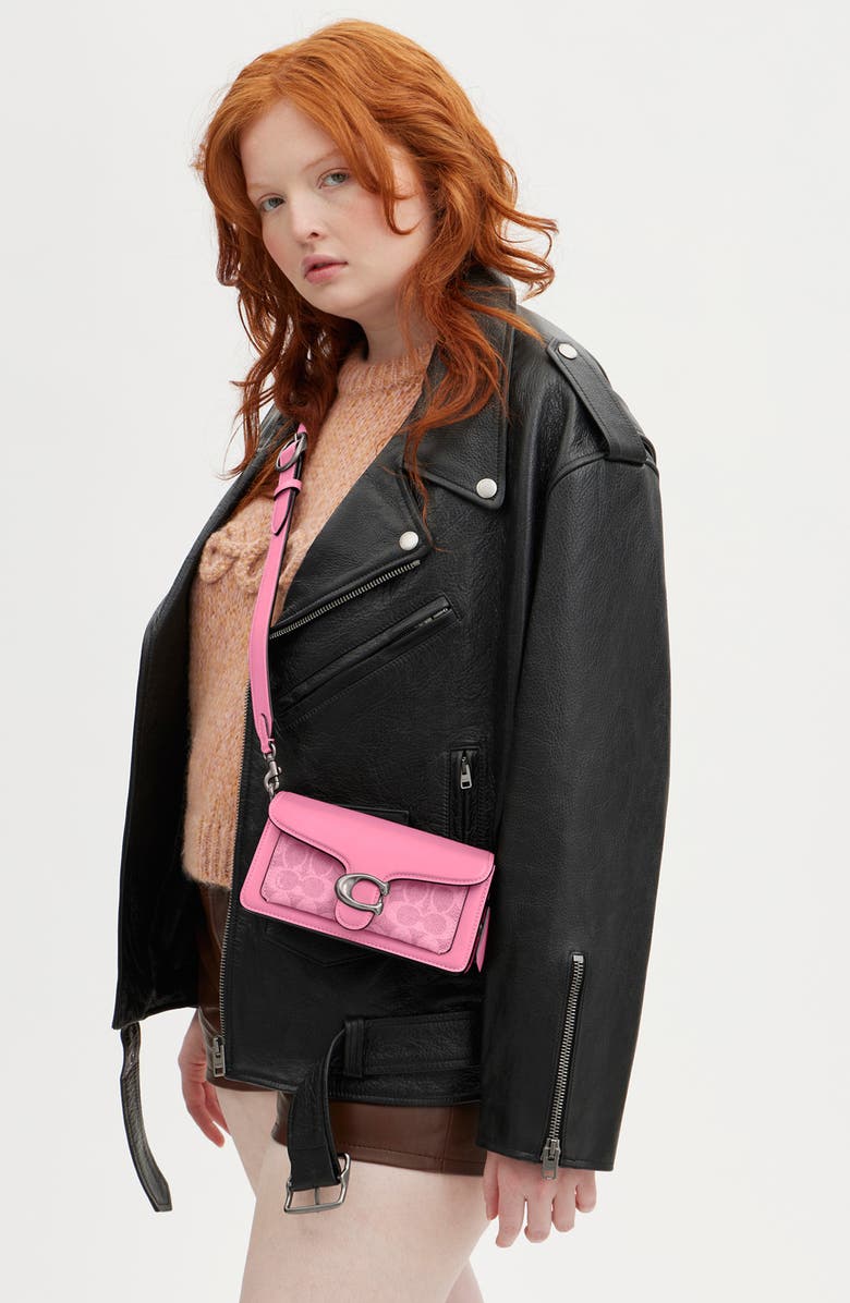 COACH Tabby 20 Signature Canvas & Leather Shoulder Bag, Alternate, color,