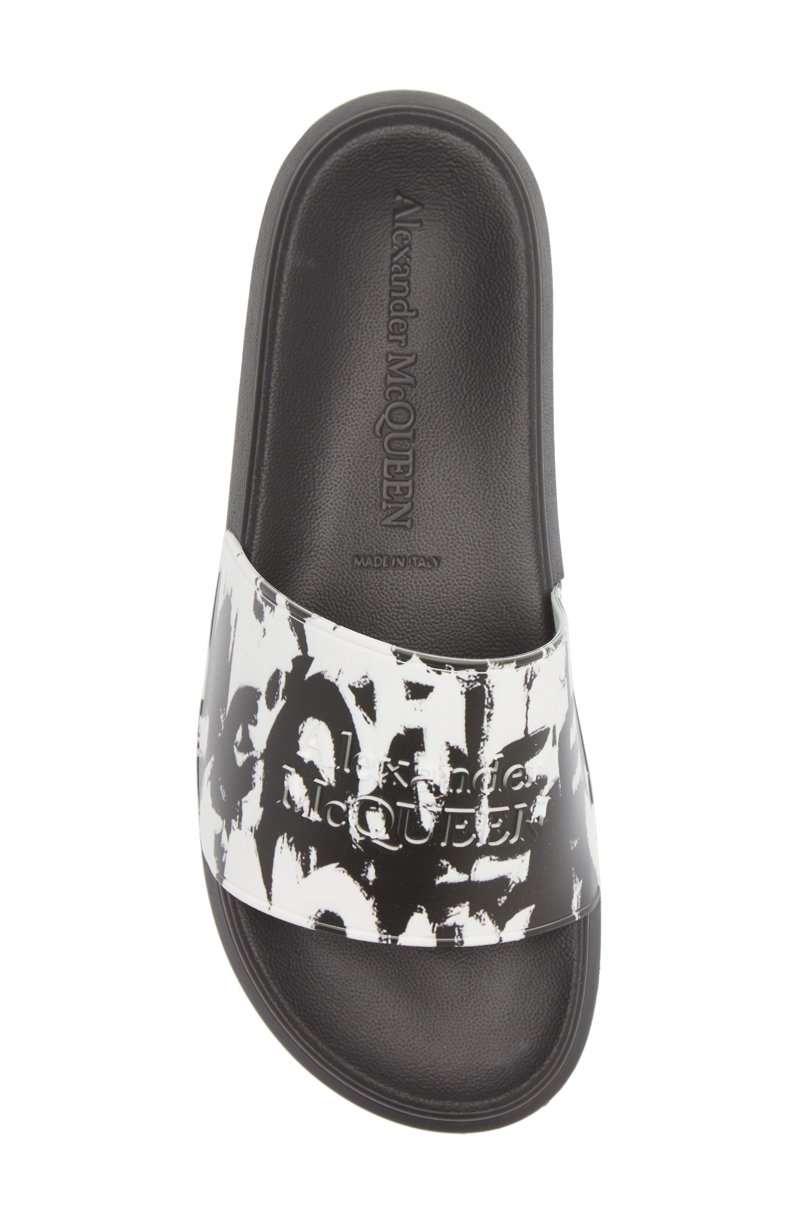 McQueen Graffiti Pool Slide Sandal, Alternate, color, 