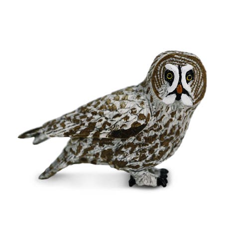 Great Grey Owl Kids Toy Figure