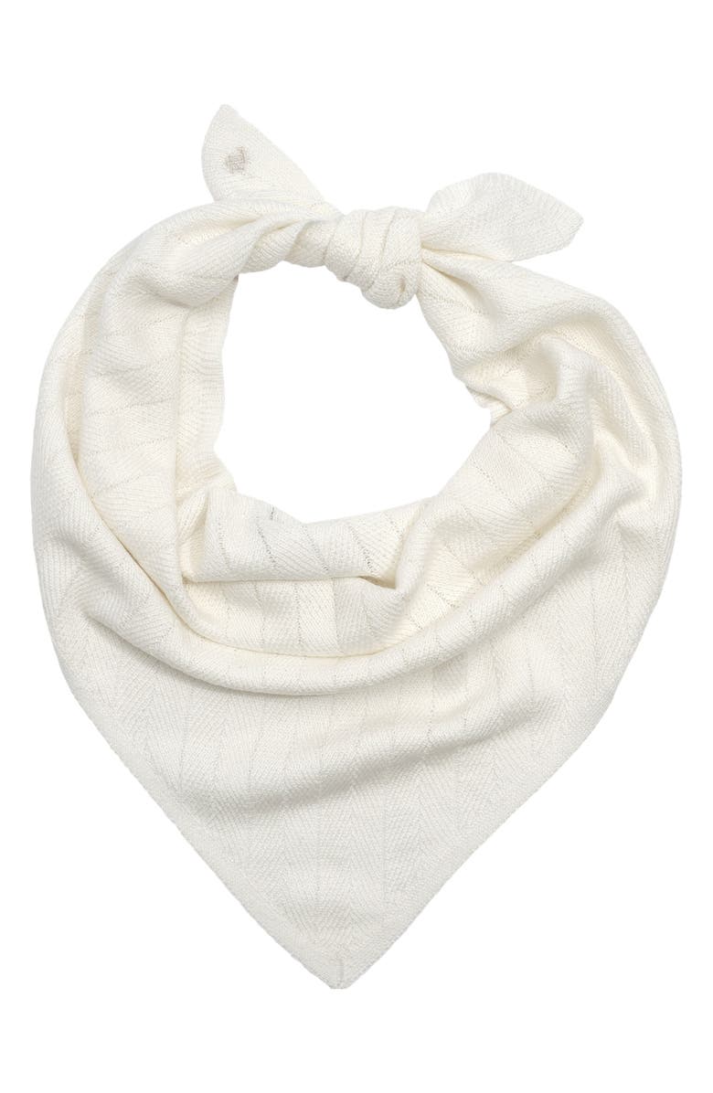 Lauren Ralph Lauren Chevron Knit Neckerchief, Main, color, Cream