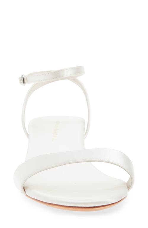 Loeffler Randall Alice Ankle Strap Sandal In Cream
