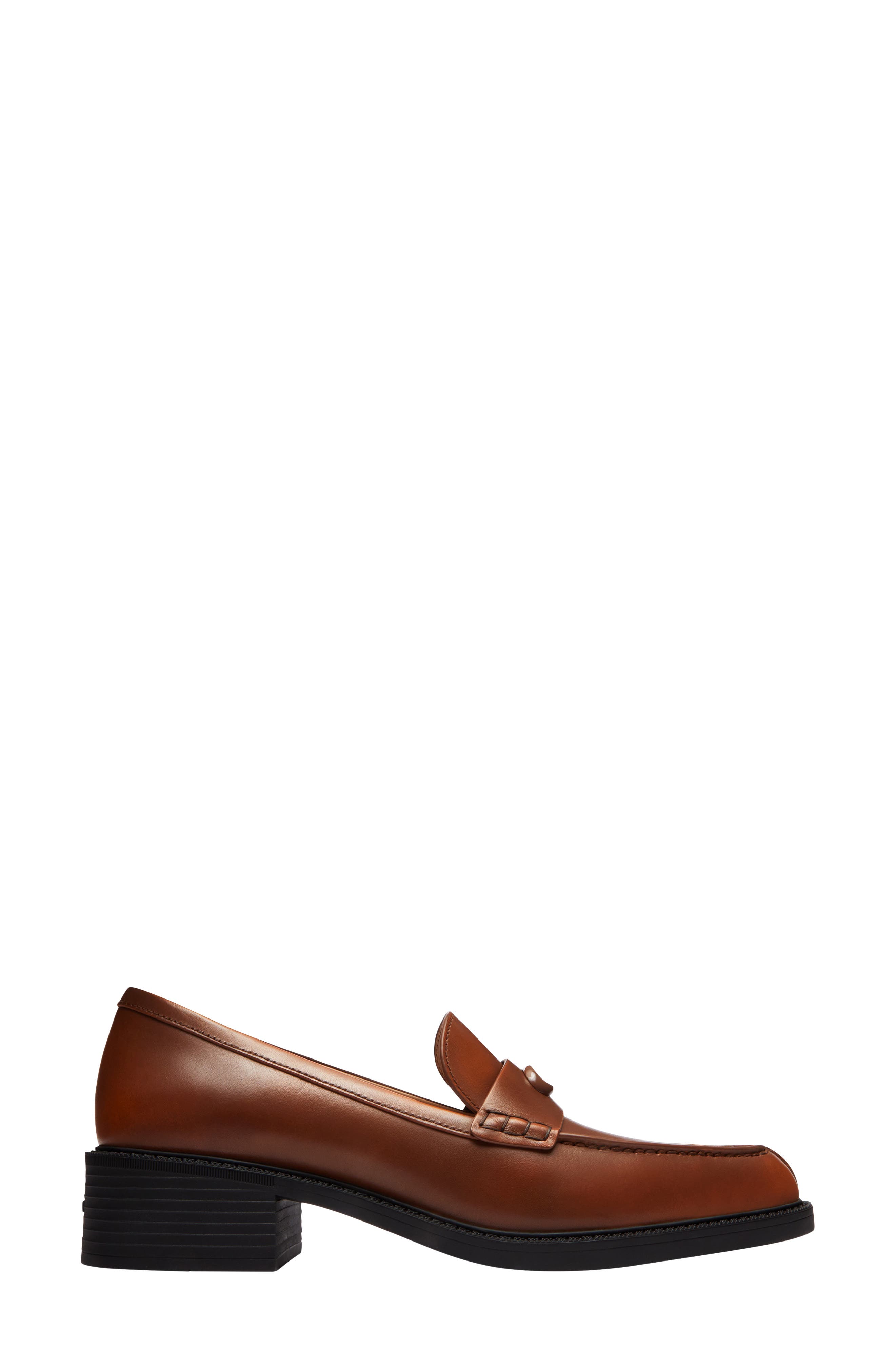 Loved Sculpted C Platform Loafer, Alternate, color, SADDLE