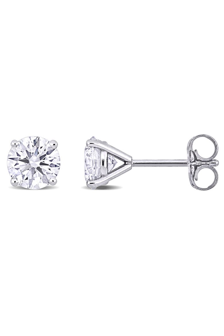 1 1/2 CTW Lab-Grown Diamond Stud Earrings 14k, Main, color, White Gold
