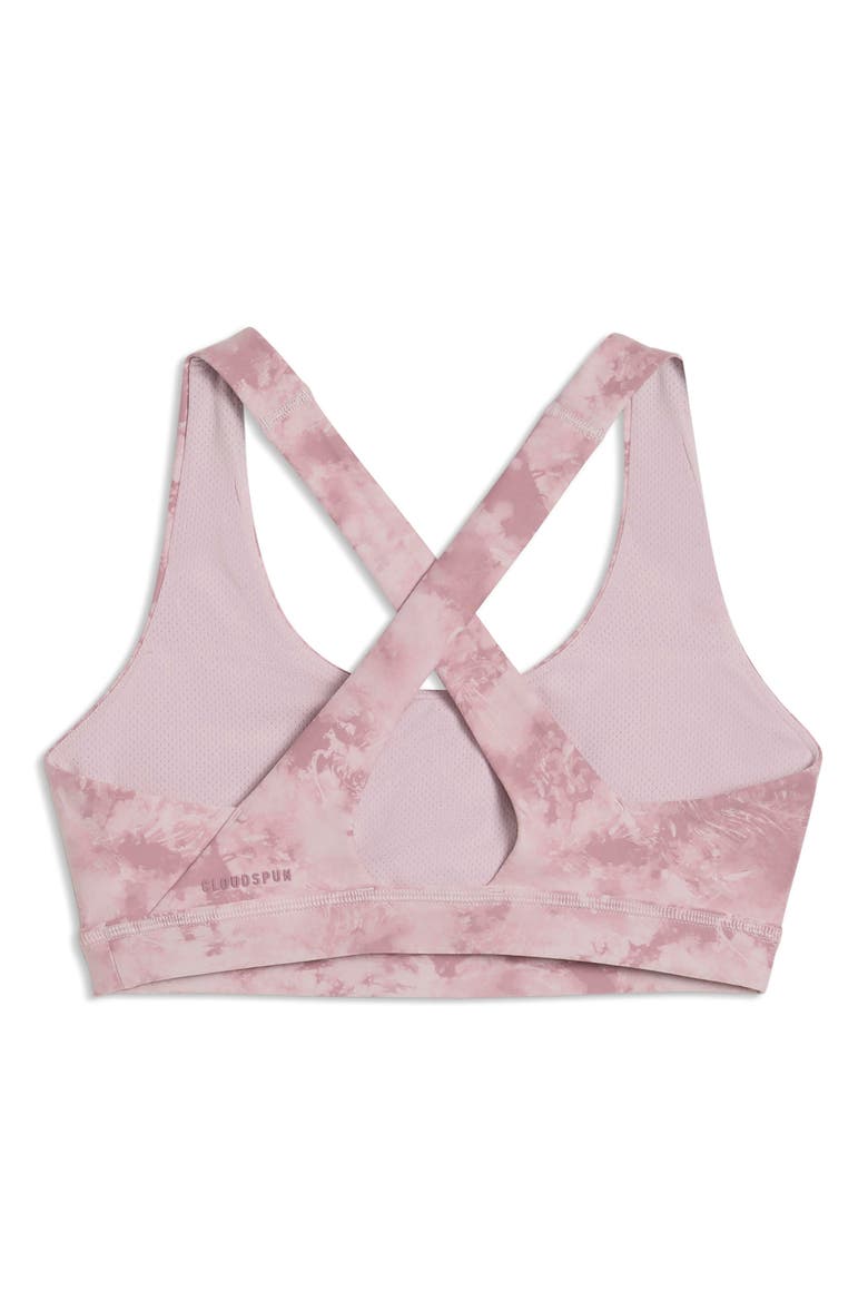 Cloudspun Mid Support Sports Bra, Alternate, color, MISTY PINK