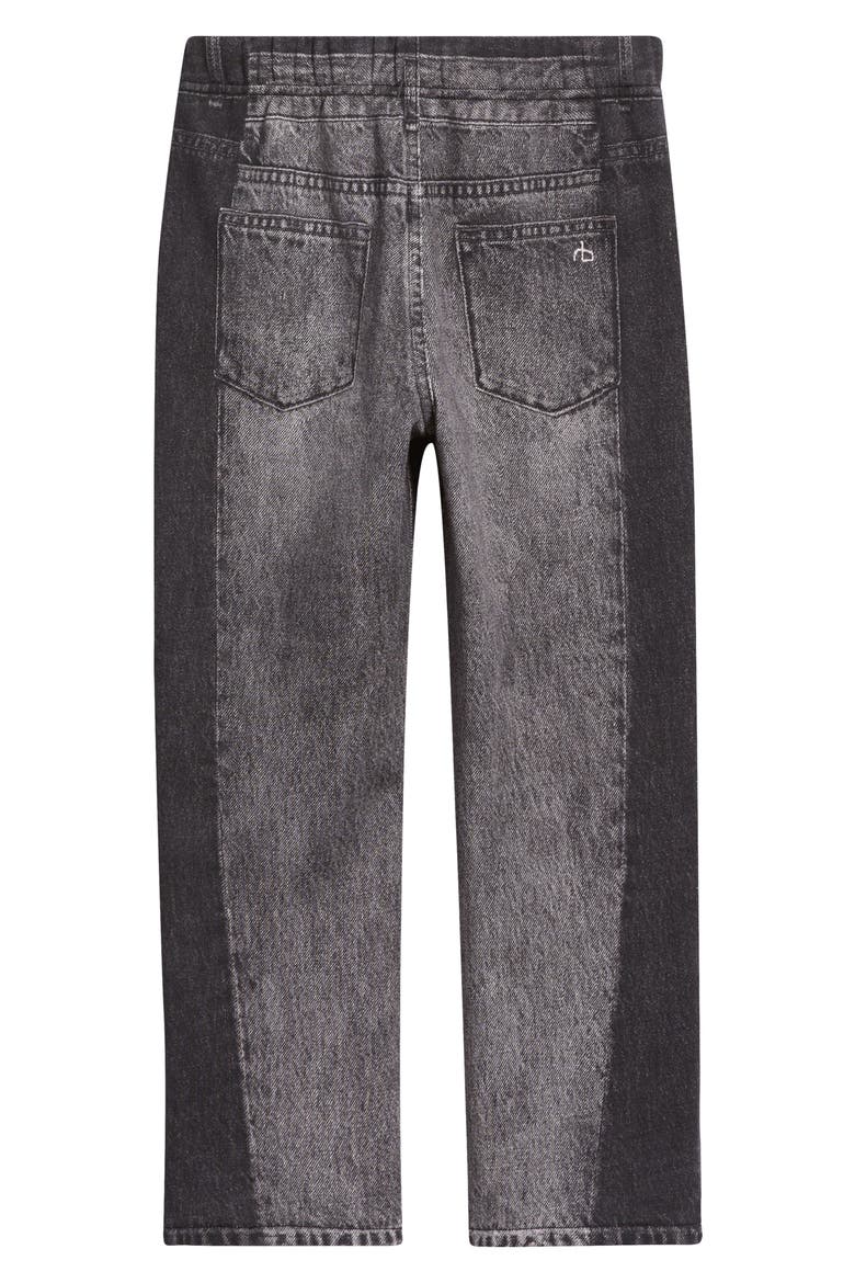 rb Miramar Mini Screenprint Cotton Terry Pants, Alternate, color, WASHED GREY